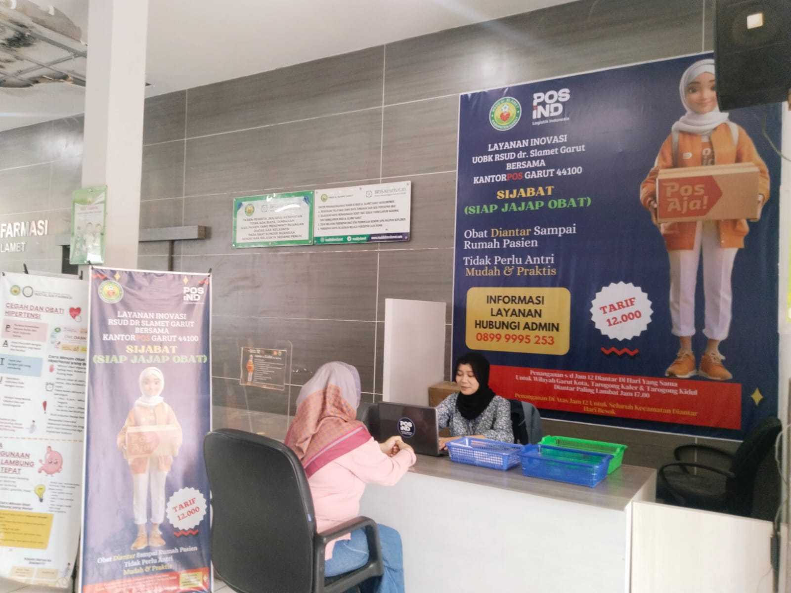 SIJABAT, Layanan Pengantaran Obat UOBK RSUD dr. Slamet  yang Kian Diminati